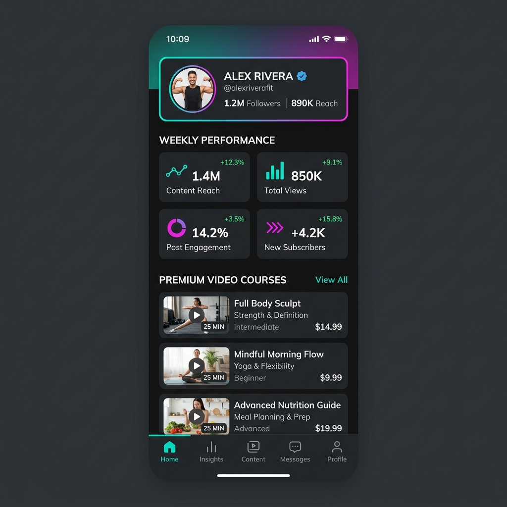 Influencer App Beispiel